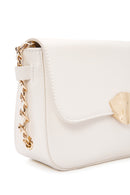 Kadın Beyaz Zincir Askılı Çapraz Çanta | Derimod Kadın Beyaz Zincir Askılı Çapraz Çanta | Derimod