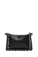 Women's Black Long Strap Classic Shoulder Bag | Derimod Women's Black Long Strap Classic Shoulder Bag | Derimod