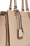 Women's Beige Long Strap Classic Handbag | Derimod Women's Beige Long Strap Classic Handbag | Derimod
