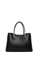 Kadın Siyah Uzun Askılı Klasik Kol Çantası | Derimod Kadın Siyah Uzun Askılı Klasik Kol Çantası | Derimod