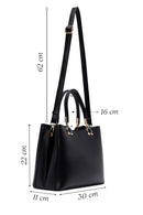 Kadın Siyah Uzun Askılı Klasik Kol Çantası | Derimod Kadın Siyah Uzun Askılı Klasik Kol Çantası | Derimod