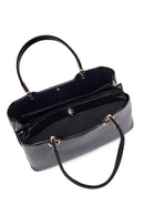 Kadın Siyah Uzun Askılı Klasik Kol Çantası | Derimod Kadın Siyah Uzun Askılı Klasik Kol Çantası | Derimod