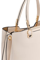 Kadın Krem Uzun Askılı Klasik Kol Çantası | Derimod Kadın Krem Uzun Askılı Klasik Kol Çantası | Derimod