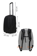 D-Pack Erkek Siyah Kumaş Mini Valiz | Derimod D-Pack Erkek Siyah Kumaş Mini Valiz | Derimod