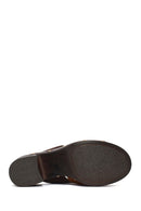 Kadın Çok Renkli Kalın Topuklu Süet Deri Terlik | Derimod Kadın Çok Renkli Kalın Topuklu Süet Deri Terlik | Derimod