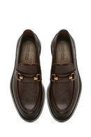 Erkek Kahverengi Tokalı Deri Klasik Loafer | Derimod Erkek Kahverengi Tokalı Deri Klasik Loafer | Derimod