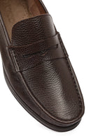 Erkek Kahverengi Deri Klasik Loafer | Derimod Erkek Kahverengi Deri Klasik Loafer | Derimod