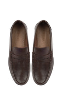Erkek Kahverengi Deri Klasik Loafer | Derimod Erkek Kahverengi Deri Klasik Loafer | Derimod
