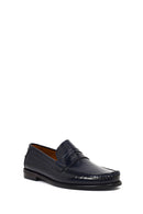 Erkek Lacivert Deri Klasik Loafer | Derimod Erkek Lacivert Deri Klasik Loafer | Derimod