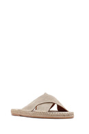 Erkek Bej Süet Deri Terlik | Derimod Erkek Bej Süet Deri Terlik | Derimod