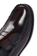 Erkek Bordo Deri Klasik Loafer | Derimod Erkek Bordo Deri Klasik Loafer | Derimod