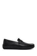Erkek Siyah Tokalı Deri Loafer | Derimod Erkek Siyah Tokalı Deri Loafer | Derimod
