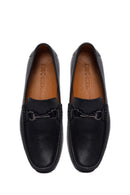 Erkek Siyah Tokalı Deri Loafer | Derimod Erkek Siyah Tokalı Deri Loafer | Derimod