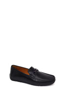 Erkek Siyah Tokalı Deri Loafer | Derimod Erkek Siyah Tokalı Deri Loafer | Derimod