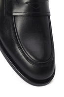 Erkek Siyah Deri Klasik Loafer | Derimod Erkek Siyah Deri Klasik Loafer | Derimod