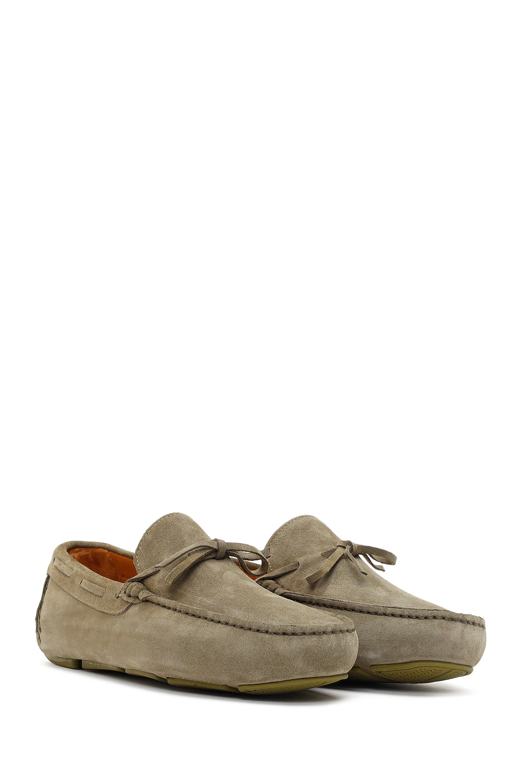 Erkek Yeşil Süet Deri Loafer