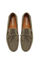 Erkek Yeşil Süet Deri Loafer | Derimod Erkek Yeşil Süet Deri Loafer | Derimod