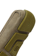 Erkek Yeşil Süet Deri Loafer | Derimod Erkek Yeşil Süet Deri Loafer | Derimod