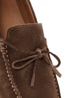 Erkek Vizon Süet Deri Loafer | Derimod Erkek Vizon Süet Deri Loafer | Derimod