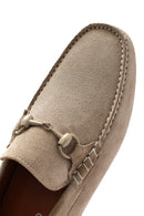 Erkek Vizon Tokalı Süet Deri Loafer | Derimod Erkek Vizon Tokalı Süet Deri Loafer | Derimod