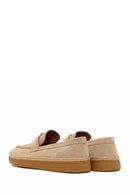 Erkek Bej Süet Deri Loafer | Derimod Erkek Bej Süet Deri Loafer | Derimod