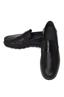 Erkek Siyah Deri Casual Loafer | Derimod Erkek Siyah Deri Casual Loafer | Derimod