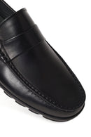 Erkek Siyah Deri Casual Loafer | Derimod Erkek Siyah Deri Casual Loafer | Derimod