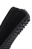 Erkek Siyah Süet Deri Loafer | Derimod Erkek Siyah Süet Deri Loafer | Derimod