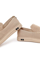 Erkek Bej Desenli Kumaş Loafer | Derimod Erkek Bej Desenli Kumaş Loafer | Derimod