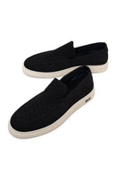 Erkek Siyah Desenli Kumaş Loafer | Derimod Erkek Siyah Desenli Kumaş Loafer | Derimod