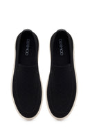 Erkek Siyah Desenli Kumaş Loafer | Derimod Erkek Siyah Desenli Kumaş Loafer | Derimod