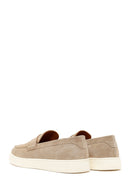 Erkek Bej Süet Deri Casual Loafer | Derimod Erkek Bej Süet Deri Casual Loafer | Derimod