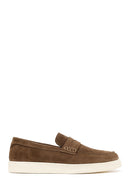 Erkek Taba Süet Deri Casual Loafer | Derimod Erkek Taba Süet Deri Casual Loafer | Derimod