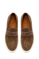 Erkek Taba Süet Deri Casual Loafer | Derimod Erkek Taba Süet Deri Casual Loafer | Derimod