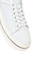 Erkek Beyaz Bağcıklı Deri Sneaker | Derimod Erkek Beyaz Bağcıklı Deri Sneaker | Derimod