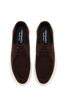 Male Brown Lace-Up Thick-Soled Suede Leather Casual Shoes | Derimod Male Brown Lace-Up Thick-Soled Suede Leather Casual Shoes | Derimod