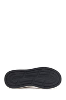 Erkek Beyaz Bağcıklı Kalın Tabanlı Deri Sneaker | Derimod Erkek Beyaz Bağcıklı Kalın Tabanlı Deri Sneaker | Derimod