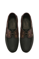 Erkek Siyah Bağcıklı Deri Casual Ayakkabı | Derimod Erkek Siyah Bağcıklı Deri Casual Ayakkabı | Derimod