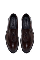 Male Brown Tasselled Leather Classic Loafer | Derimod Male Brown Tasselled Leather Classic Loafer | Derimod