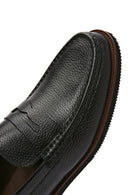 Erkek Siyah Deri Loafer | Derimod Erkek Siyah Deri Loafer | Derimod