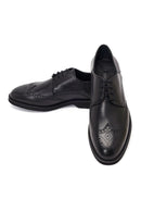 Erkek Siyah Bağcıklı Deri Casual Ayakkabı | Derimod Erkek Siyah Bağcıklı Deri Casual Ayakkabı | Derimod