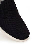 Male Black Thick-Soled Nubuck Leather Comfort Loafer | Derimod Male Black Thick-Soled Nubuck Leather Comfort Loafer | Derimod