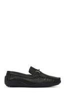 Erkek Siyah Tokalı Deri Loafer | Derimod Erkek Siyah Tokalı Deri Loafer | Derimod