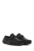 Erkek Siyah Tokalı Deri Loafer | Derimod Erkek Siyah Tokalı Deri Loafer | Derimod