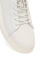 Erkek Beyaz Deri Sneaker | Derimod Erkek Beyaz Deri Sneaker | Derimod