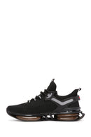 Derimod Zero Male Black Lace-Up Thick-Soled Fabric Sneakers | Derimod Derimod Zero Male Black Lace-Up Thick-Soled Fabric Sneakers | Derimod