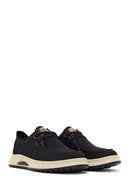 Derimod Zero Male Black Lace-Up Thick-Soled Fabric Casual Shoes | Derimod Derimod Zero Male Black Lace-Up Thick-Soled Fabric Casual Shoes | Derimod