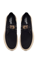 Derimod Zero Male Black Lace-Up Thick-Soled Fabric Casual Shoes | Derimod Derimod Zero Male Black Lace-Up Thick-Soled Fabric Casual Shoes | Derimod