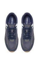 Erkek Lacivert Kalın Tabanlı Bağcıklı Sneaker | Derimod Erkek Lacivert Kalın Tabanlı Bağcıklı Sneaker | Derimod