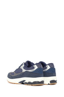 Erkek Lacivert Kalın Tabanlı Bağcıklı Sneaker | Derimod Erkek Lacivert Kalın Tabanlı Bağcıklı Sneaker | Derimod